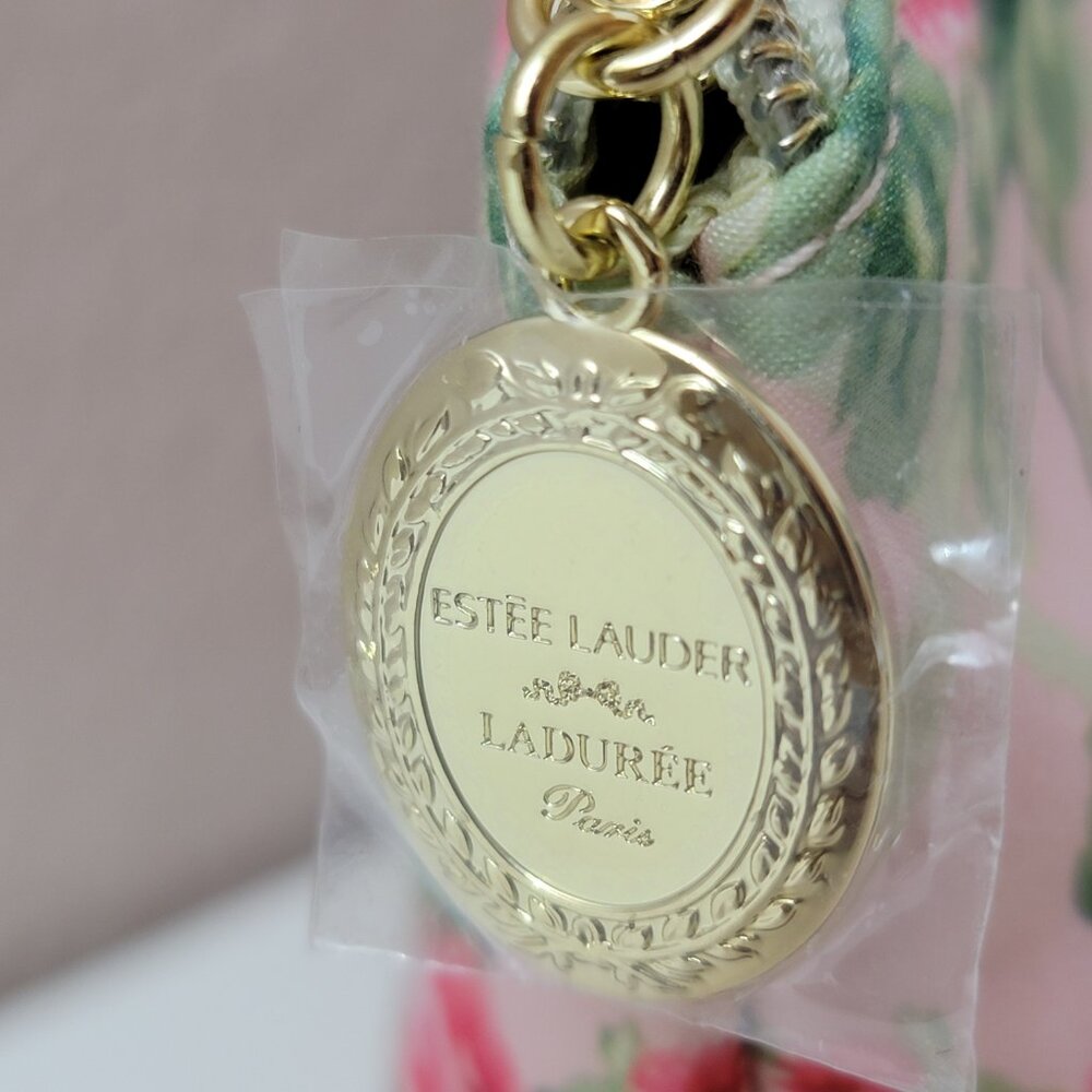 Estée Lauder x Ladurée Paris Floral Cosmetic Bag | Limited Edition | Like New